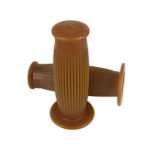 1 paari universaalsed mootorratta kummist k&auml;epidemega mootorratta 7/8 ja 22 mm juhtraua kaanega motokrossi k&auml;epidemed YAMAHA SUZUKI Kawasaki jaoks tumepruun v&auml;rv