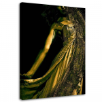 L&otilde;uendiprint Gold Glamour Woman 40x60 kuldne