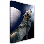 L&otilde;uenditr&uuml;kk Wolf Night Moon Nature 40x60 lilla