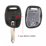 jingyuqin Remote NE73 Blade Key Shell katte&uuml;mbris Renault Twingo Clio Kangoo Master Symboli jaoks, 1 nupp NO Kiibi v&otilde;tmehoidja korpuse korpuse korpuse vahetus A style