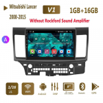Androidi autoraadio Mitsubishi Lancer 10 CY 2008-2015 Multimeedia videopleier 2 din WIFI Navigation GPS Stereo 1+16GB A