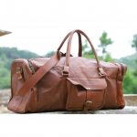 Pagas K&auml;sitsi valmistatud nahast Meeste kotid nahast reisikott. 11X28X10 pruun