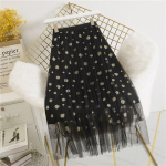 Daisy tr&uuml;kitud v&otilde;rkseelik naistele k&otilde;rge v&ouml;&ouml;kohaga Flowy A-joonega elegantsed ja &scaron;ikid seelikud one size