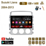 Androidi autoraadio Suzuki Liana 2004-2013 auto multimeediumipleierile GPS-navigatsioonipeakomplekt WIFI 1+16GB