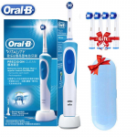 Oral B D12 Vitality elektriline laetav hambahari 2D p&ouml;&ouml;rlev s&uuml;gavpuhas asendusharjapea h&uuml;gieen elektrooniline hambahari