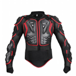 S-4XL Plus Size Mootorrataste soomuste kaitsevarustus jakid Motocross kogu keha kaitsejope MotoCross seljasoomuse kaitse 3XL punane/must