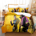 3D koomiksim&auml;nguseeria voodipesukomplekt Mini maailm tr&uuml;kitud suletekk ja padjap&uuml;&uuml;r 2/3 t&uuml;kki lastetoa t&auml;issuuruses kodukaunistus Baby 100x135cm