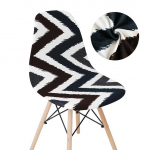 Printing Shell tooli kate Stretch s&ouml;&ouml;gitooli katted P&otilde;hjamaade stiilis skandinaavialikud odavad istmekatted toolid koduks hotelli k&ouml;&ouml;giks 6 Pieces