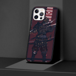 &Uuml;mbris Apple Iphone 11 13 12 Mini 14 Pro Max Xr 7 8 +Se 2020 Xs 6 6s Plus 5 5s Must silikoonist telefoni kate Samurai Oni Mas iPhone 13