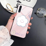 Love Heart &uuml;mbris Samsung Galaxy A71 A72 A70 A73 A53 A13 5g A03 A22 A21s A03 Core A42 A52 klaasist kaitsega Back Cove Coque jaoks For Samsung A71