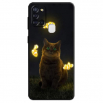 Moodne looma suur kassipoegade telefoni&uuml;mbris Samsung Galaxy A50 A10 A10s A40 A02 A01 A03s A04s A70 A03 Core A04 A02s A20e kate Samsung A10