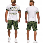 Uus trendikujundus, suvised meeste T-s&auml;rgid/vabaaja p&uuml;ksid Moodne Street Graphic Tee-top ja l&uuml;hikesed p&uuml;ksid, 2-osaline meeste komplekt S