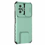 Armor p&otilde;rutuskindel liugobjektiiviga kaamera &uuml;mbris Xiaomi Redmi 12 Note 11 Lite 11S 10C 10 10S 11T Pro Kickstand hoidiku kate for Redmi 10C helesinine v&auml;rv