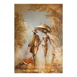 Vintage abstraktne maal Romantiline paar Perekaunistus Seinarippumine &Otilde;limaal Seinakunst Pilt Cuadros Taust Seinakaunistus 40x60cm