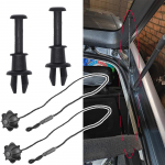 Skoda Octavia MK3 5E jaoks 2018 2017 2016 2015 2014 2013 auto tagumine pagasiruumi riiul n&ouml;&ouml;riklambrid hoidiku p&ouml;&ouml;rded riidepuu tarvikud 1 KIT