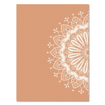 Mandala muster Abstraktne l&otilde;uendplakat Boho Zen Wall Art Print Maalimine Dekoratiivsed pildid Kaasaegne elutuba kodukaunistus 21x30cm No Frame