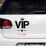 Tri Mishki HZX916 VIP Crown Pentagram Star autokleebis Vin&uuml;&uuml;lkleebised helkurkleebis auto mootorratta veoauto p&otilde;rkeraua s&uuml;learvutil 10cm-S