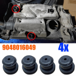 4X Toyota Corolla Axio Fielder Isis Noah Voxy mootorile &uuml;lemise katte trimmi kummist tihendiga kinnituspuksi puhvri varruka padja padi