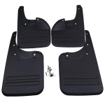 Rhyming Auto Pritsmekaitsed Porilapid Poritiivad 2WD Poritiibade komplekt Autotarvikud Asendus sobib Toyota Vigo 2005 jaoks - Mudguards Type1 black