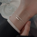 ANENJERY kahekihiline tsirkoonist ketiga k&auml;ev&otilde;ru naistele lihtsa disainiga t&uuml;drukute ehtetarvikud Adjustable h&otilde;be