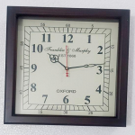 Puidust ruudukujuline seinakell Dekoratiivne seinakell koju, kontorisse 30,48 cm