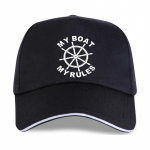 Uus Unisex MINU PAAT &ndash; MINU REEGLID &ndash; Naljakas kapten Skipper Boating Yacht Gift pesapallim&uuml;ts 100% puuvill