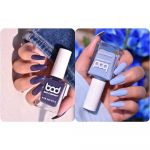 K&uuml;&uuml;nelakkide komplekt, toksiinivaba k&uuml;&uuml;nelakk, kauakestev, kriimustuskindel k&uuml;&uuml;nev&auml;rvi emailiga COMBO 2 tk. (10 ml iga x 2) (Blues) (10ml each X 2)