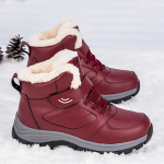 Talvine vaba aja veetmine, soe, puhas v&auml;rv, k&otilde;rge &uuml;laosaga pl&uuml;&uuml;s &uuml;mmargune pea Eakate ema kingad Meeste ja naiste kingad 39 hall