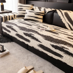 Puuvillane diivanipadi Four Seasons universaalne triibuline elutoa riidest padi libisemiskindel seljatoe kate riidest r&auml;tik 70*70cm roheline