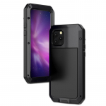Armour metallist alumiiniumist telefoni&uuml;mbris iPhone'ile 14 13 12 11 Pro XS MAX XR X 7 8 6 6S Plus SE T&auml;ielik kaitseraua p&otilde;rutuskindel kate for iPhone 13 Mini must
