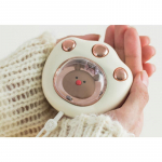 Mini k&auml;tesoojendaja kassik&auml;pp armas talvesoojus, kaasaskantav kiirsoojendus, laetav taskuga k&auml;tesoojendaja s&otilde;brap&auml;eva kingitus valge