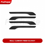 Futhope Real Carbon 4 tk uksek&auml;epideme plaaster 18-23 mudeli 3 Y uksepiida kaunistuseks Tesla Model 3 Model Y modifitseeritud Matte real carbon
