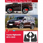 Porilapid Toyota Highlander Kluger 2015-2022 porilappide pritsmekaitse porikaitsmed eesmised tagumised poritiibad Auto Styline autole Toyota Highlander A