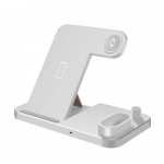 4-&uuml;hes juhtmevaba laadija alus Apple Watchi jaoks 8 7 6 Airpods Pro kiirlaadimisdoki jaam 10 W iPhone'i jaoks 14 13 12 11 8 X Xs Xr as picture