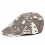 Duck Tongue Cap Ladies Kevad- ja Suvise Lillem&uuml;ts Casual Shopping Fashion Cap korea versioon ajakirjast The Tide of Women's Models Baret adjustable lilla