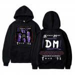 Piiratud Briti b&auml;ndi Depeche Cool Mode Memento Mori Tour 2023 Kahepoolse tr&uuml;kiga kapuuts, Unisex Oversized Rock Vintage dressipluus 2XL