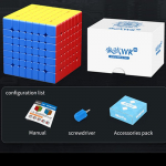 Moyu AoFu WRM 7X7 Magnetic Magic Speed ​​Cube kleebisteta professionaalsed m&auml;nguasjad Moyu Aofu 7x7 WR M Cubo Magico laste kingitused