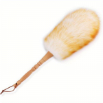 1 tk lambavilla tolmuhari puidust k&auml;epidemega, tolmupuhastusvahend, naturaalne sulgede hari, 1pc