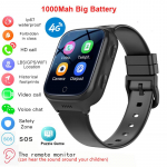 4G Kids Smart Watch WiFi GPS LBS Tracker SOS Video Call Laste Nutikellad 1000 Mah IP67 Veekindel telefonikell poistele T&uuml;drukutele Asia version must