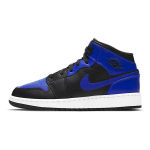 Air Jordan 1 Mid GS Hyper Royal Laste tossud Sinine Must Valge 554725-077 35.5