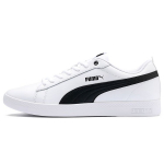 Puma Smash v2 Nahast Valge Must Naiste Tennised 365208-01 36