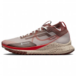 Nike React Pegasus Trail 4 GORE-TEX Diffused Taupe Picante Red Meeste tossud Lilla Tume-Poni Seil DJ7926-200 38.5