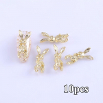 Skull Bunny Rabbit Nail Art Decor Vaigust manik&uuml;&uuml;ri t&ouml;&ouml;riistad DIY Dekoratsioon Matt Armas