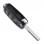 3 nupuga kokkupandav kaugjuhtimispuldi katte&uuml;mbris VW Tiguan Golf Sagitar Polo MK6 Passatile 3 Button must