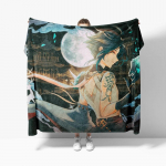 genshin m&otilde;jutekid pehmed flanelltekid hingavad &uuml;lisoe voodipesu ja reisitekid anime tekid kohandatavad 100x125cm