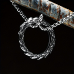 Vintage mood draakoni skaala ripats meestele lihtne kaelakee punk rock pidu s&otilde;brale, meessoost ehtekink