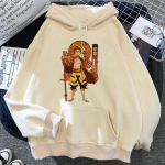 Avatar the Last Airbender hoodies naiste vintage jaapani t&auml;navar&otilde;ivad higi y2k kapuutsiga s&auml;rk naiste graafiline kampsun Unisex kapuuts 3XL brown