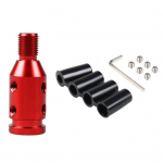 M12 x 1,25 universaalne alumiiniumist auto keermestatud k&auml;igukangi k&auml;igukangi nupu adapter punane