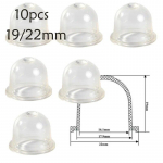 10/20 tk karburaatori varuosad 19/22 mm s&uuml;sivesinikkrundi pirni kork V&auml;ike k&uuml;tusepump kettsaagide jaoks Puhur Trimmer V&otilde;sal&otilde;ikur Vahetage 19x16mm(10PCS)
