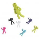 7 tk veinipudeli kork Creative &uuml;mberp&ouml;&ouml;ratud mehe disainiga toidukvaliteediga silikoonist punase veini &scaron;ampanja kaunistuskorgid 7pcs